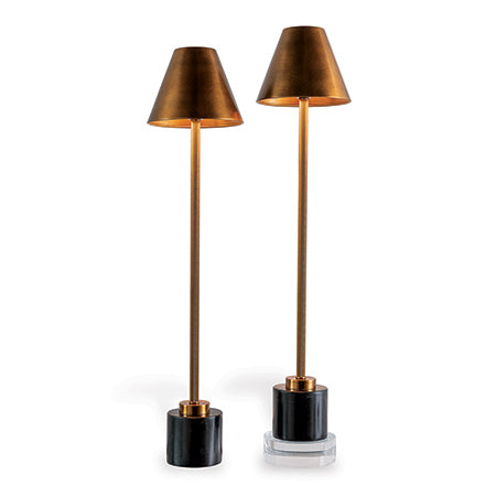 Port 68 Parliament Brass Buffet Lamp, Set Of 2