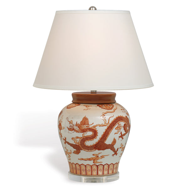 Port 68 Dragon Table Lamp, Mandarin Spice