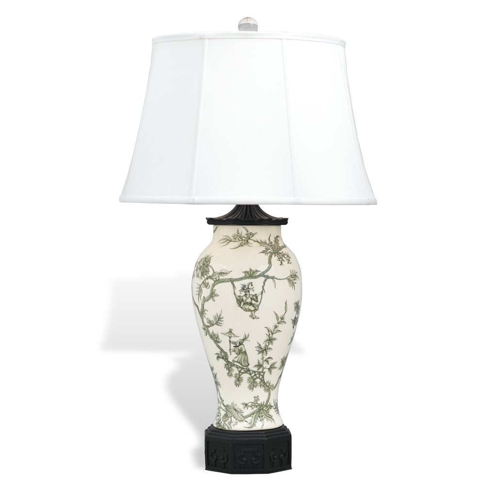 Windsor Toile Black Lamp by Port 68