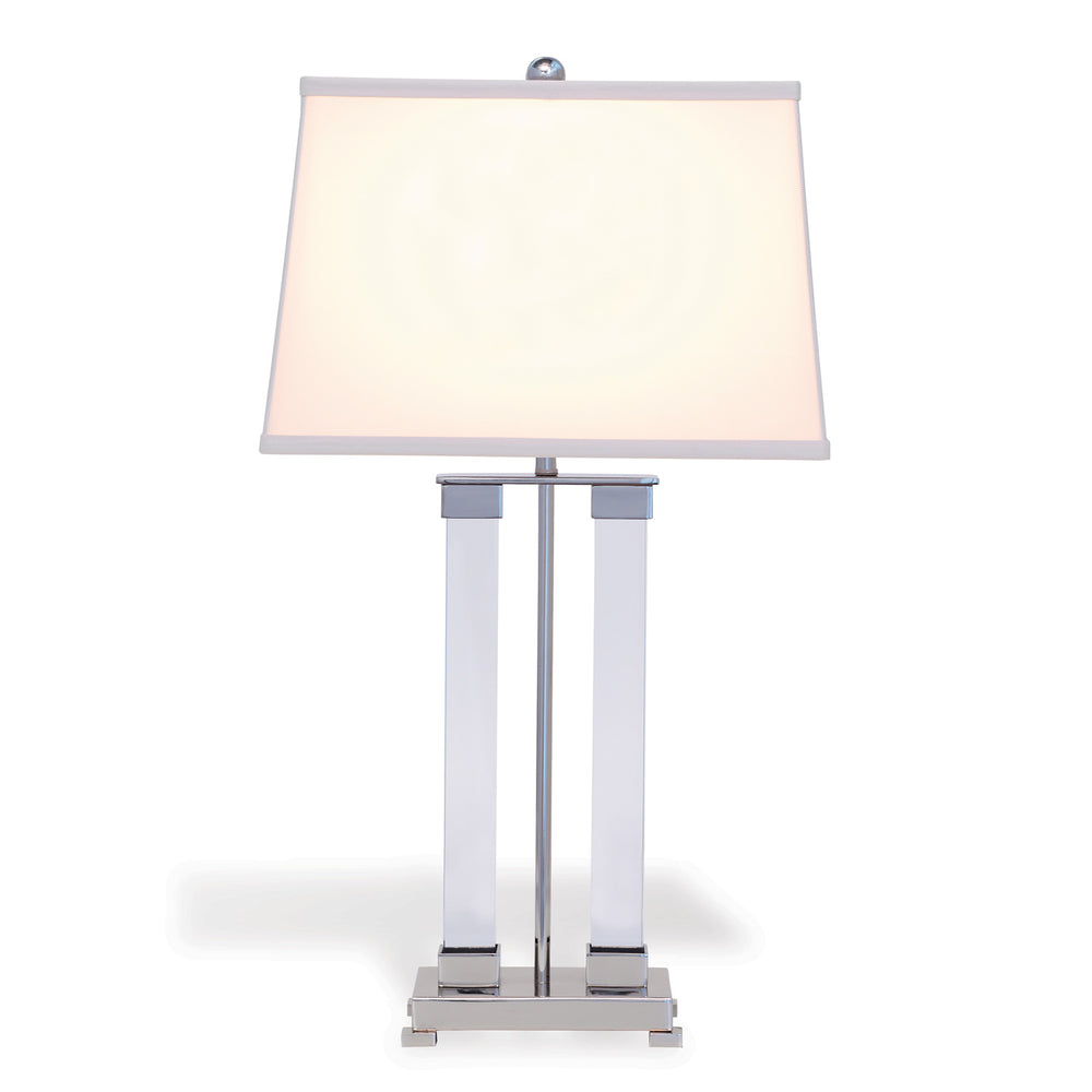 Port 68 Hancock Nickel and Crystal Lamp 29"H