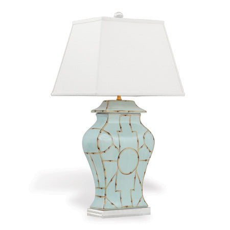 Scalamandre Baldwin Table Lamp by Port 68 in Blue