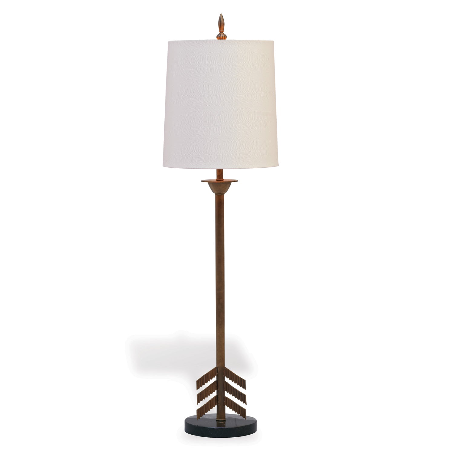 Port 68 Franco Ivory Buffet Lamp, 40"H