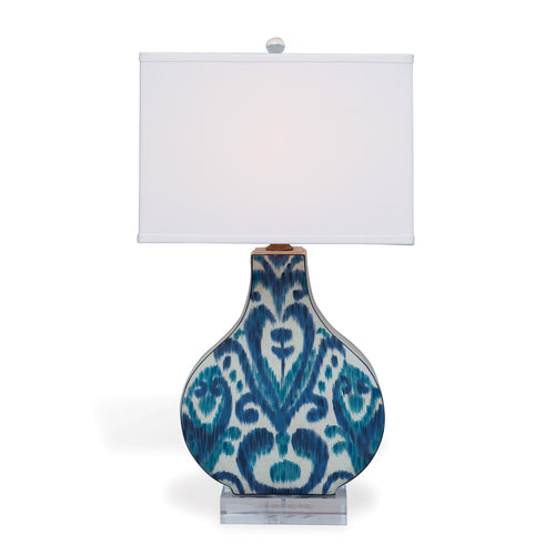 Greystone Indigo Ceramic Table Lamp by Scalamandre Maison for Port 68