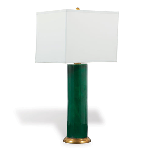 Melrose Lamp by Port 68 in Emerald Green