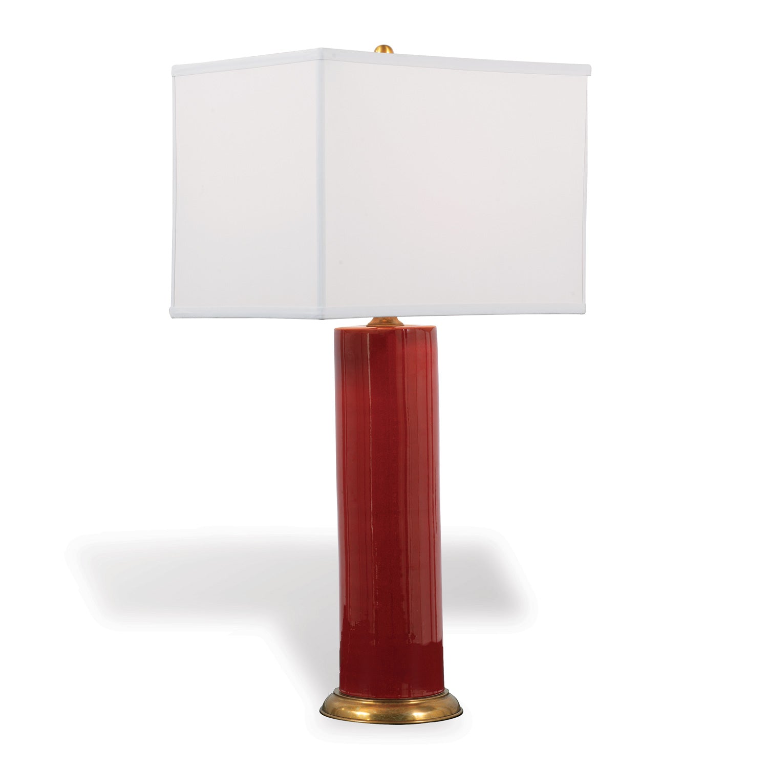 Melrose Lamp by Port 68 in Ruby Red
