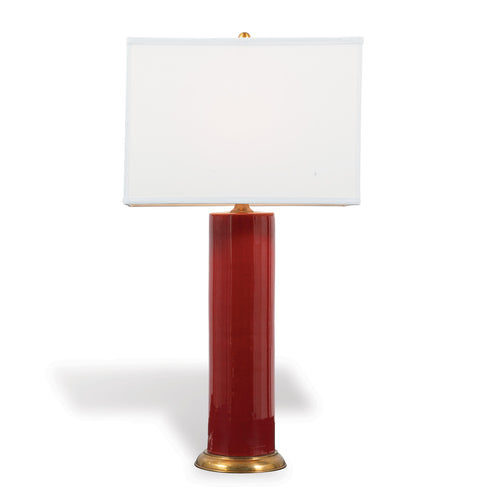 Melrose Lamp by Port 68 in Ruby Red