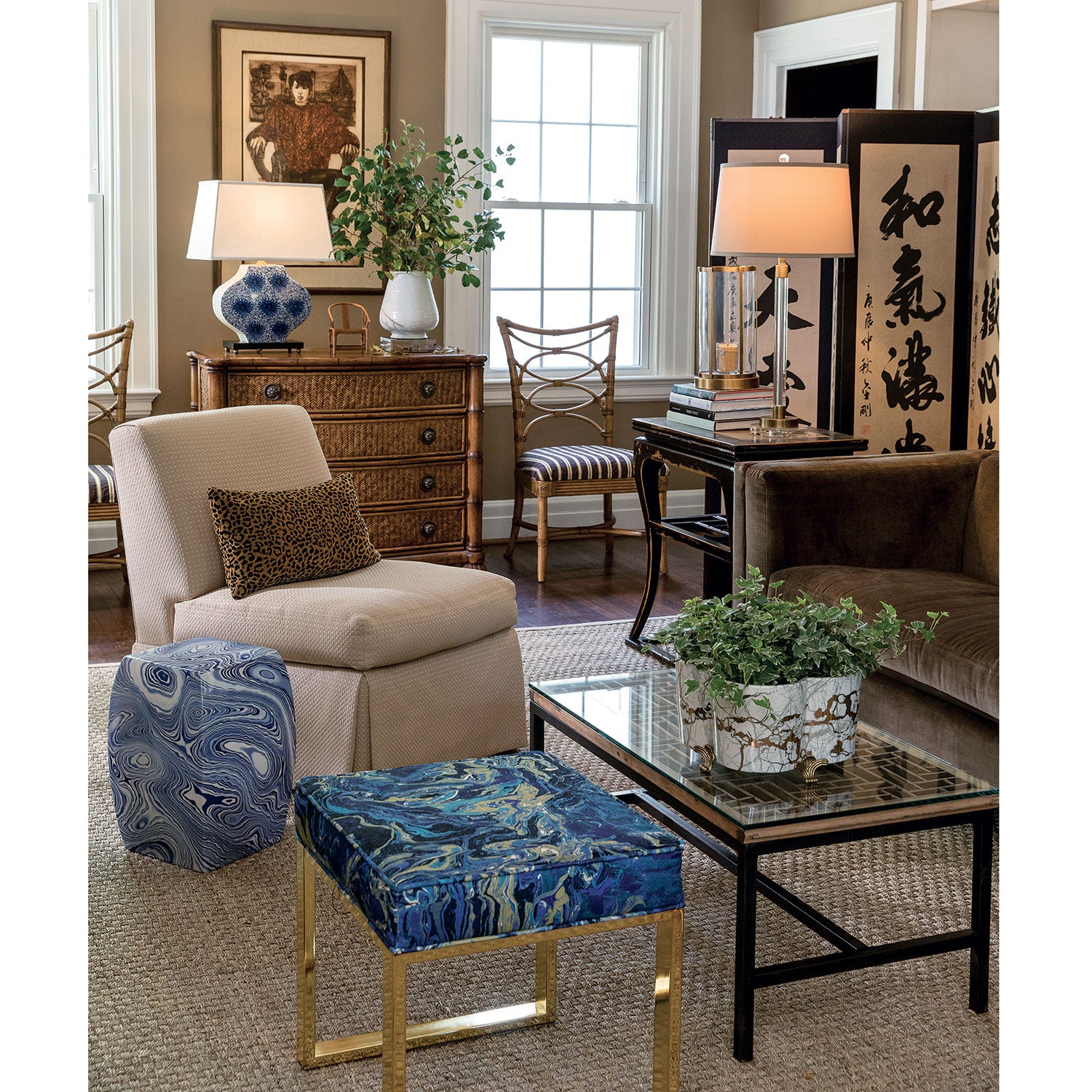 Port 68 Maxwell Brass Lamp