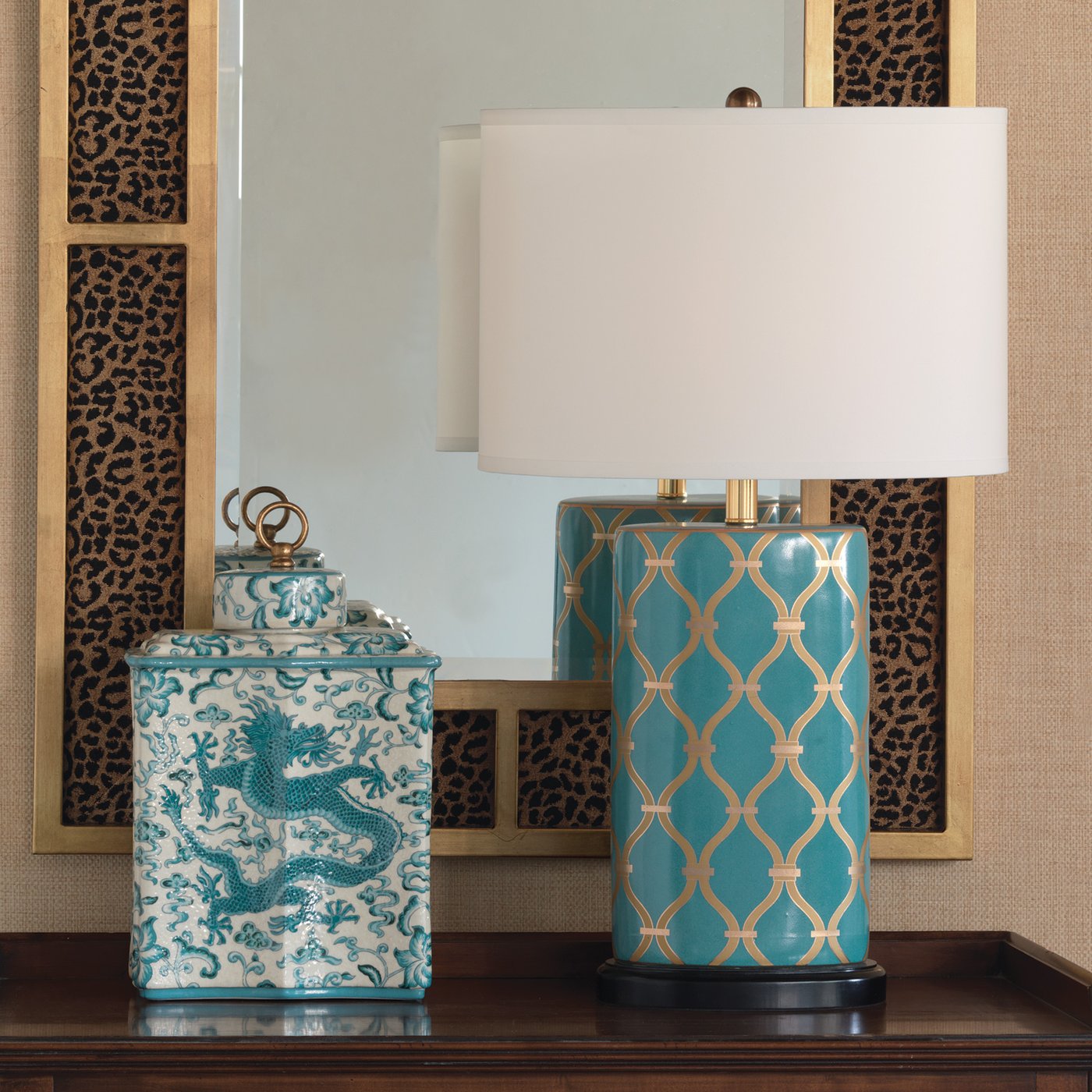 Mateo Peacock Lamp by Port 68