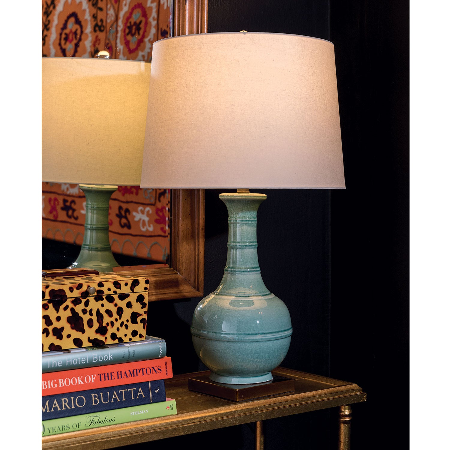 Port 68 Kelly Royal Blue Porcelain Table Lamp