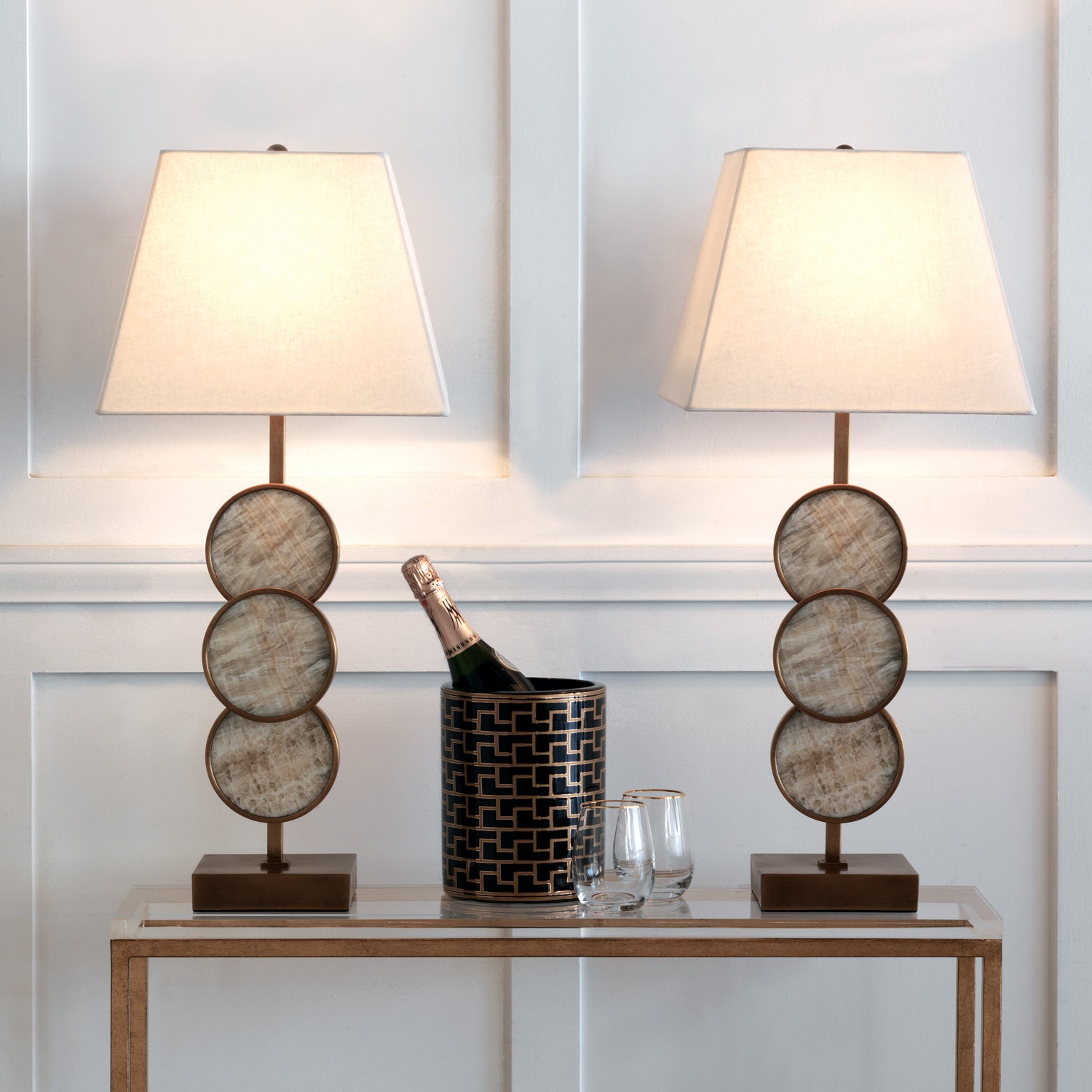 Titan Aged Brass Lamp by Port 68