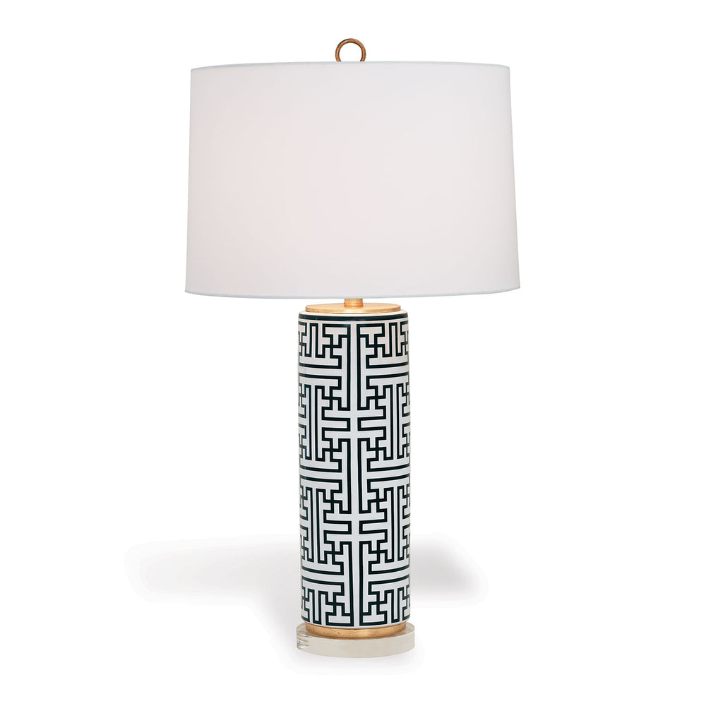 Port 68 Perry Black and White Lamp
