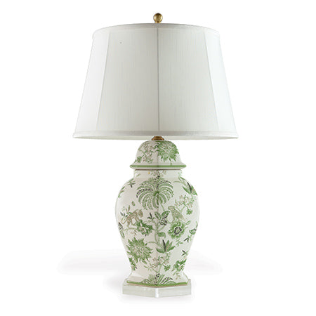 Williamsburg for Port 68 Braganza Green Hex Lamp