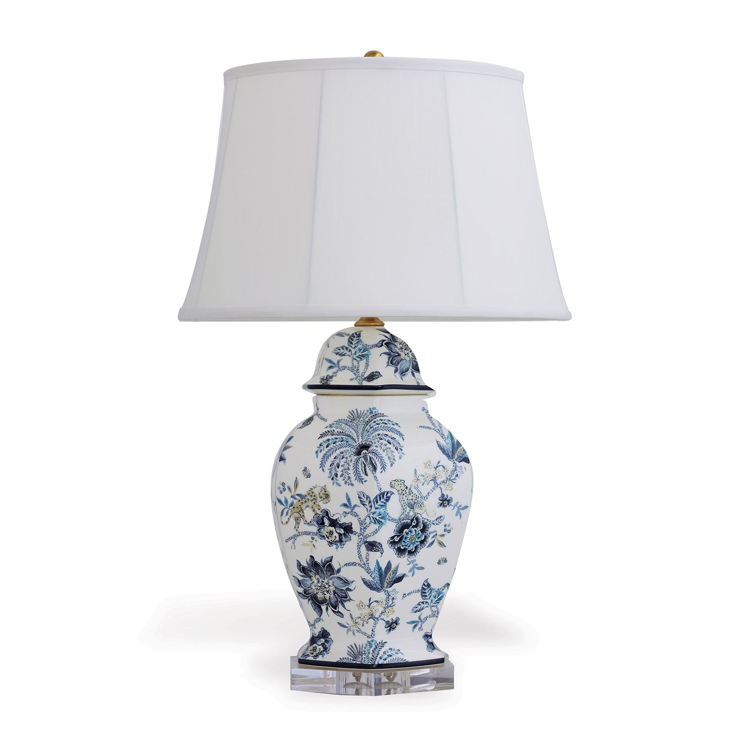 Williamsburg Braganza Blue Hex Lamp