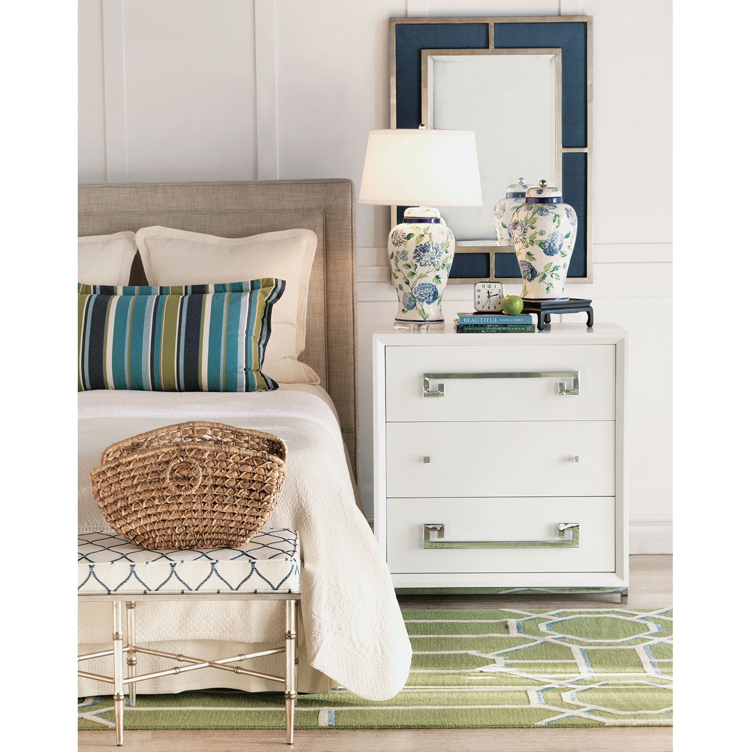 Williamsburg for Port 68 Charlotte Lamp in Blue