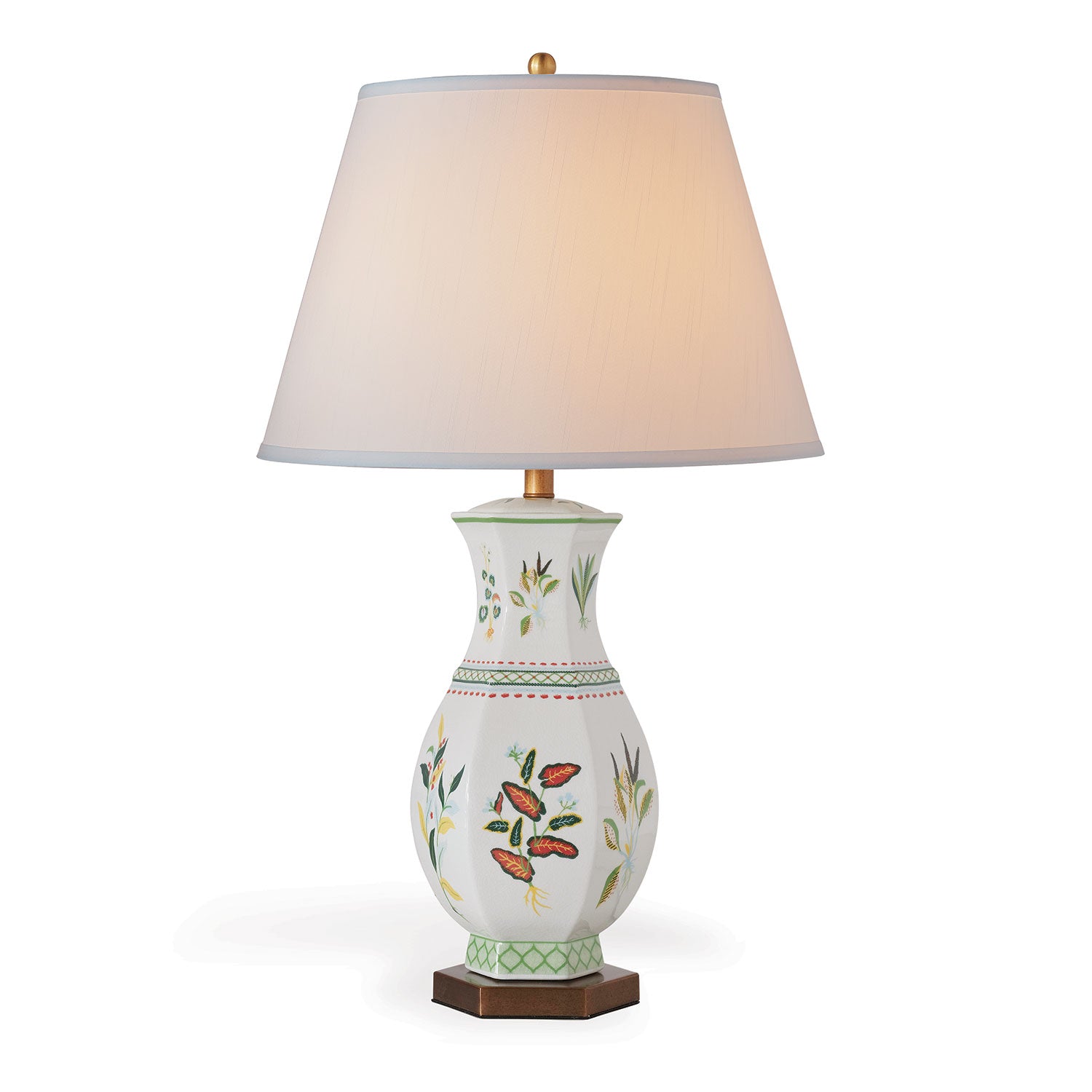 Port 68 Botanical Palm Lamp in Green