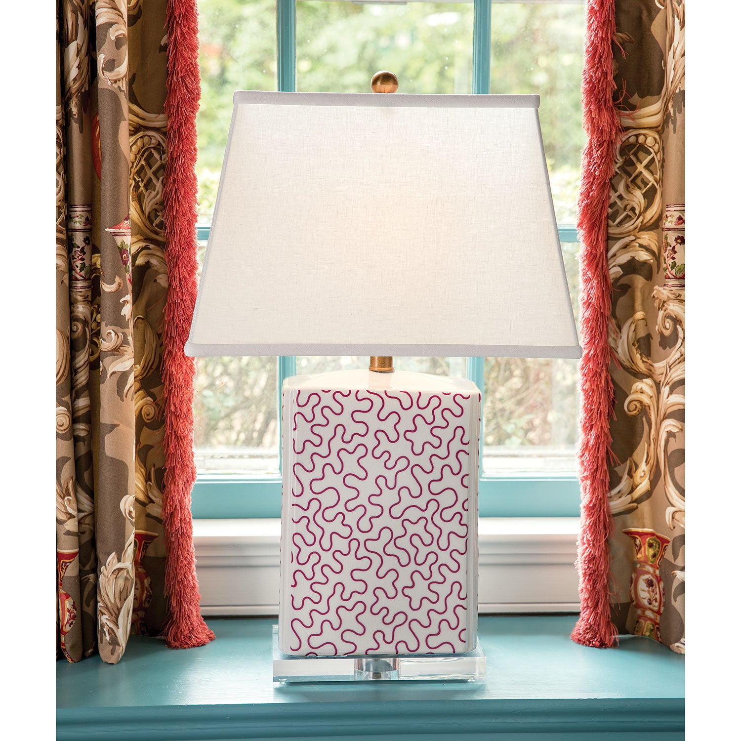 Madcap Cottage for Port 68 Venezia Lamp in Rhubarb