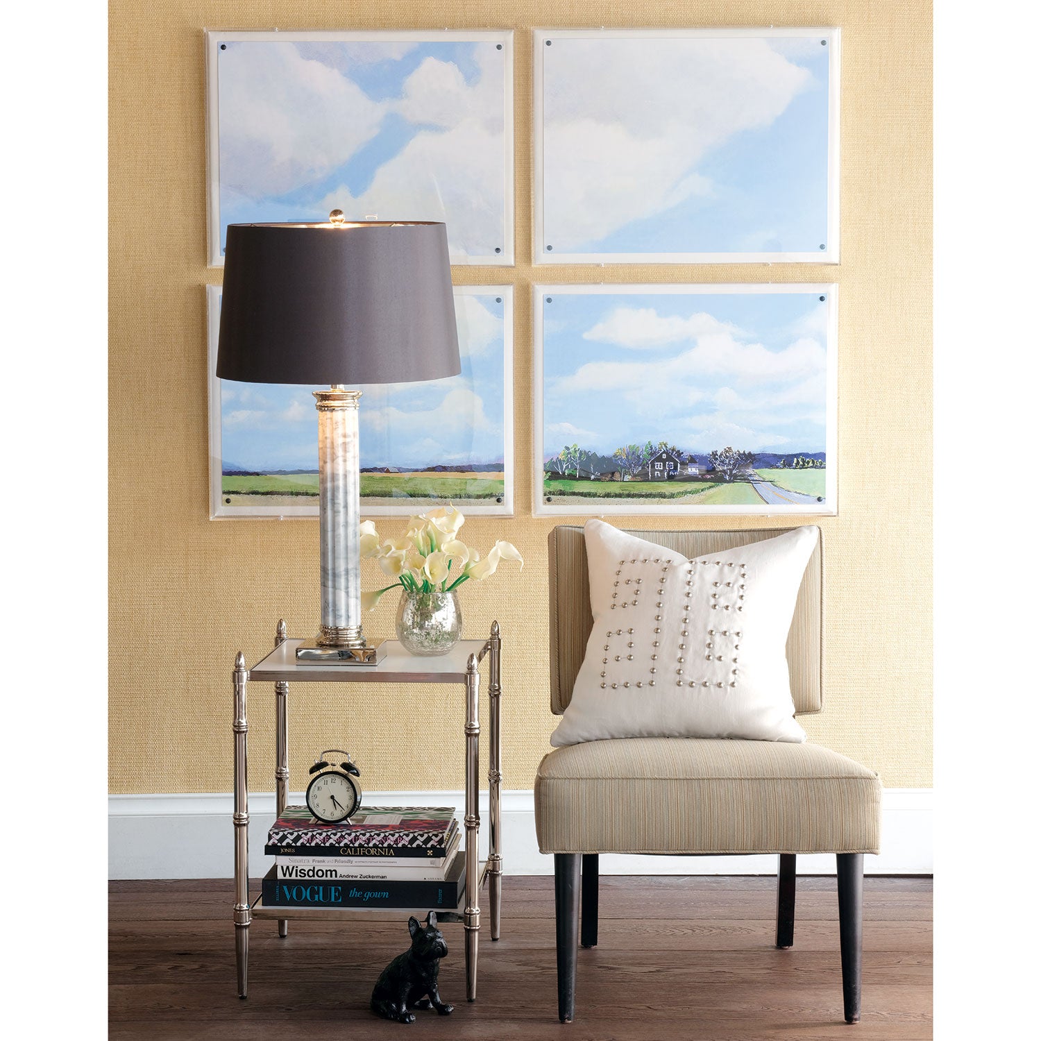 Port 68 Lincoln Park Table Lamp, Gray