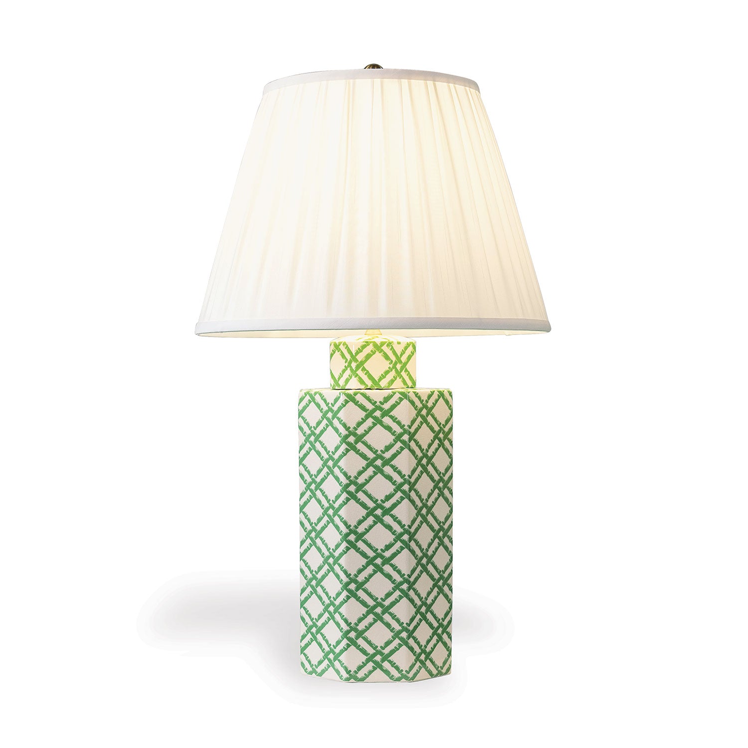 Williamsburg for Port 68 Bamboo Trellis Hex Table Lamp