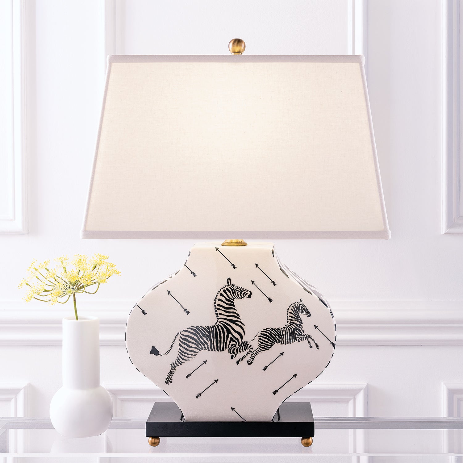 Port 68 Scalamandre Zebra Lamp