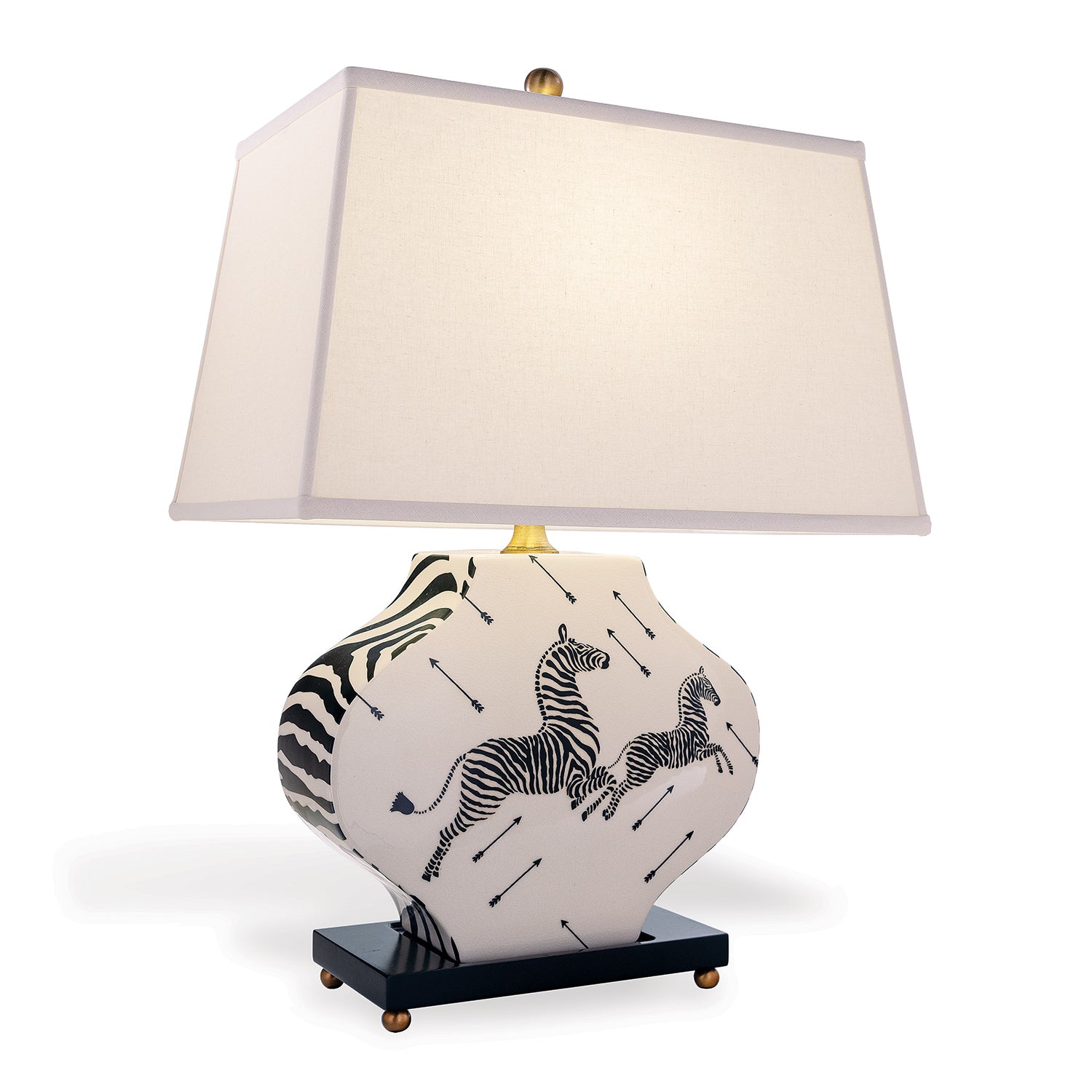 Port 68 Scalamandre Zebra Lamp