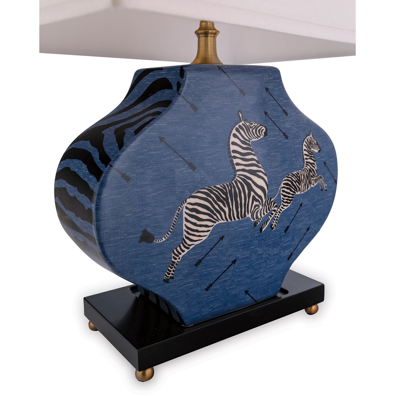 Port 68 Scalamandre Zebra Lamp