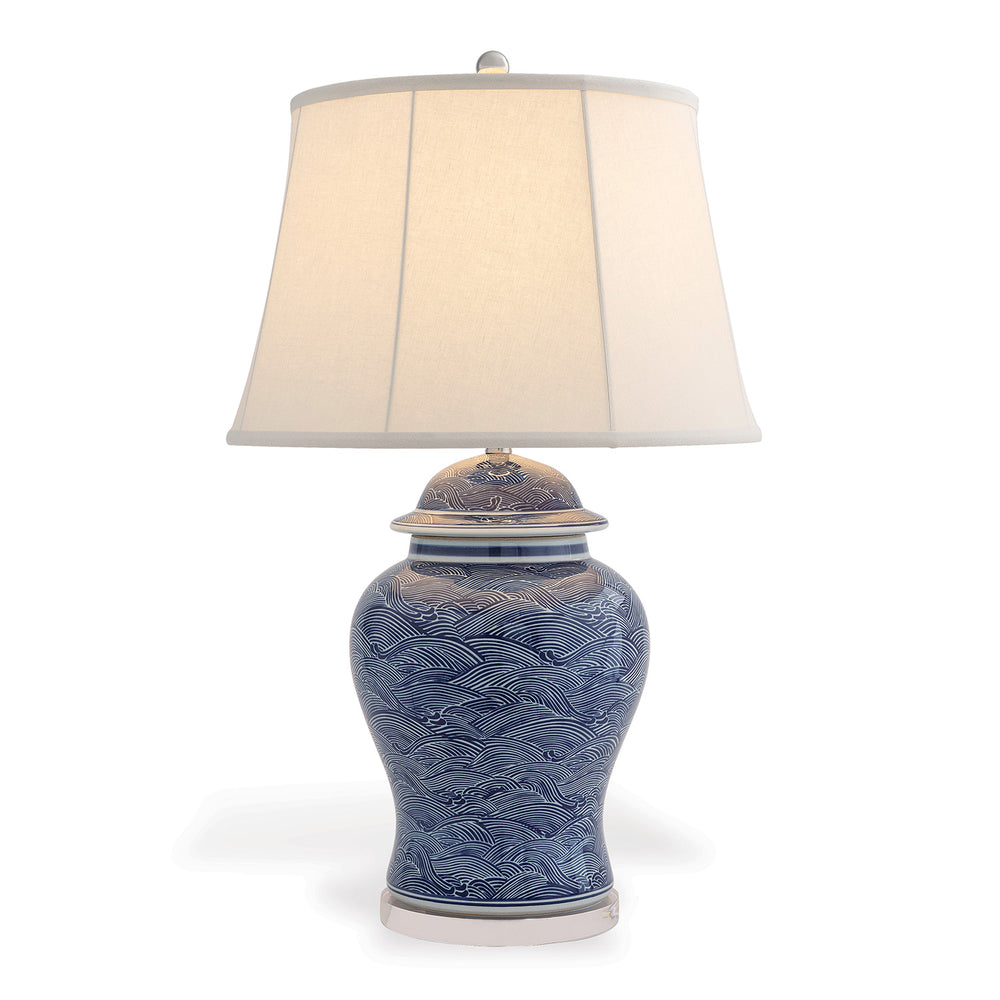 Port 68 Aegean Blue Lamp 31"H