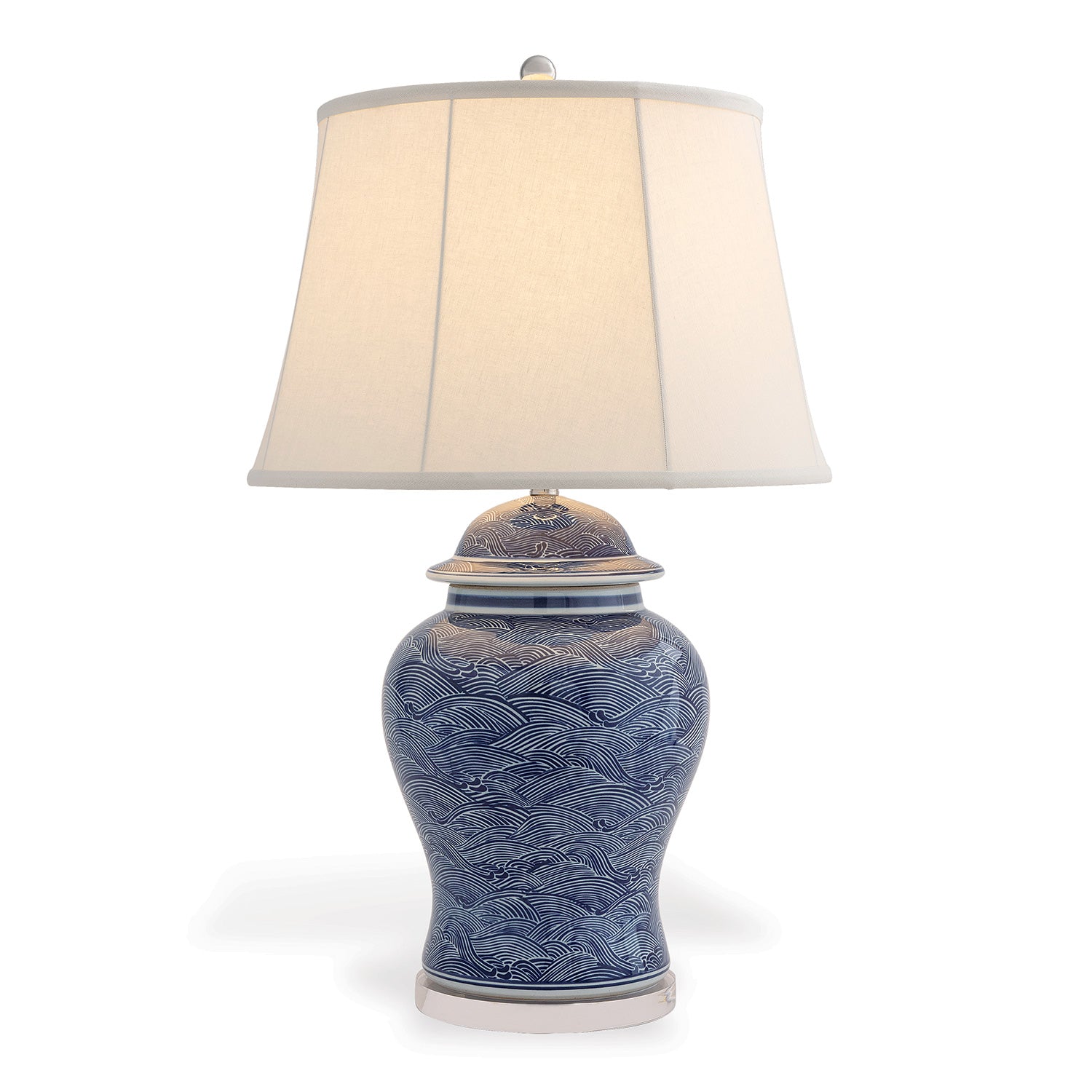 Port 68 Aegean Blue Lamp 31"H