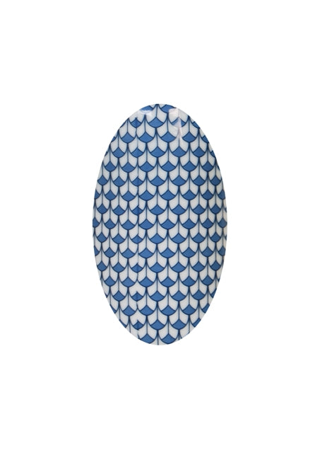 English Blue and White Porcelain Table Lamp