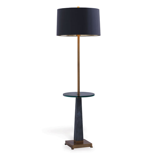 Cairo Grey Floor Lamp with Table by Port 68