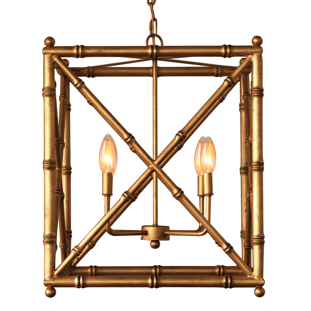 Scalamandre Maison Baldwin Gold Chandelier