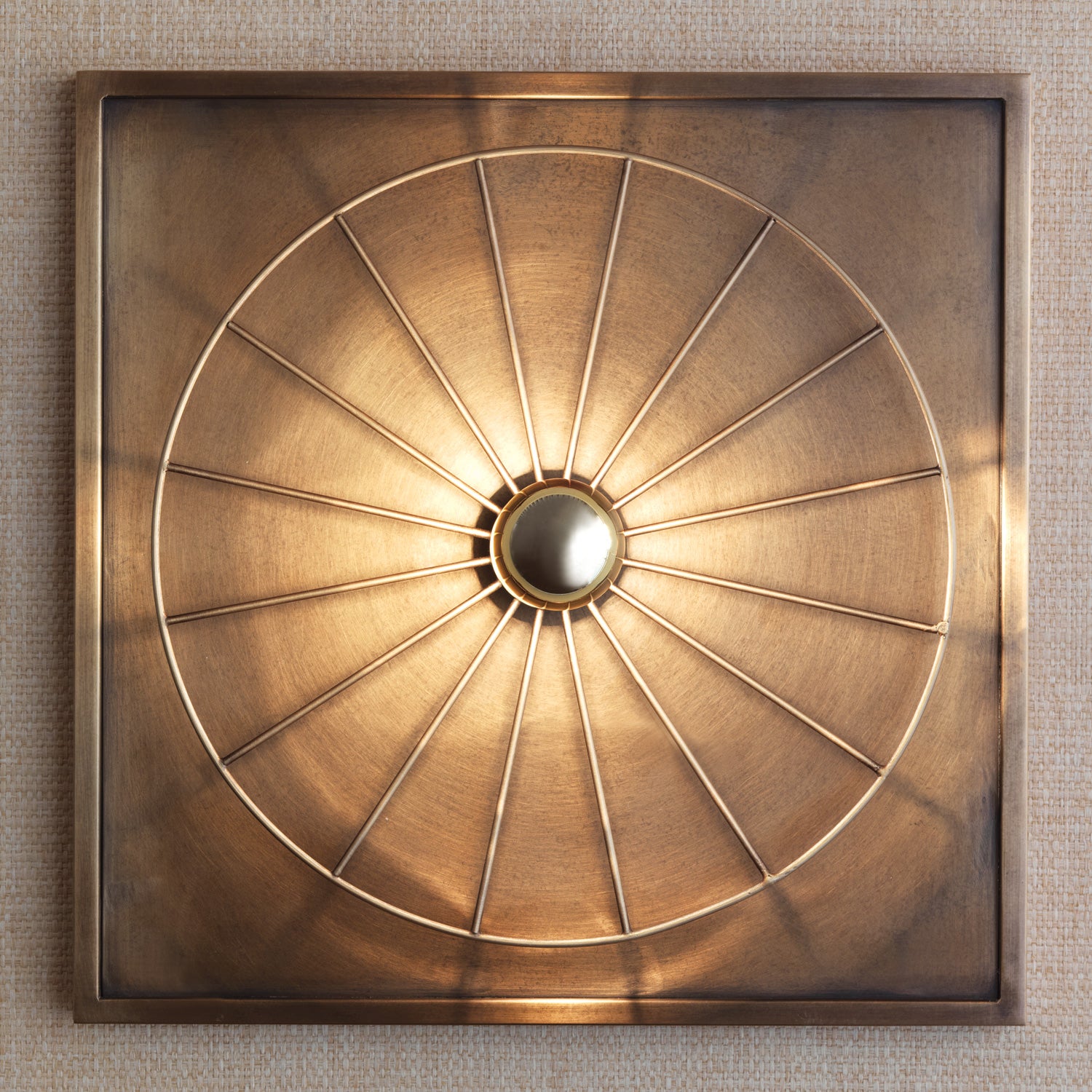 Boston Aged Brass Sconce by Port 68
