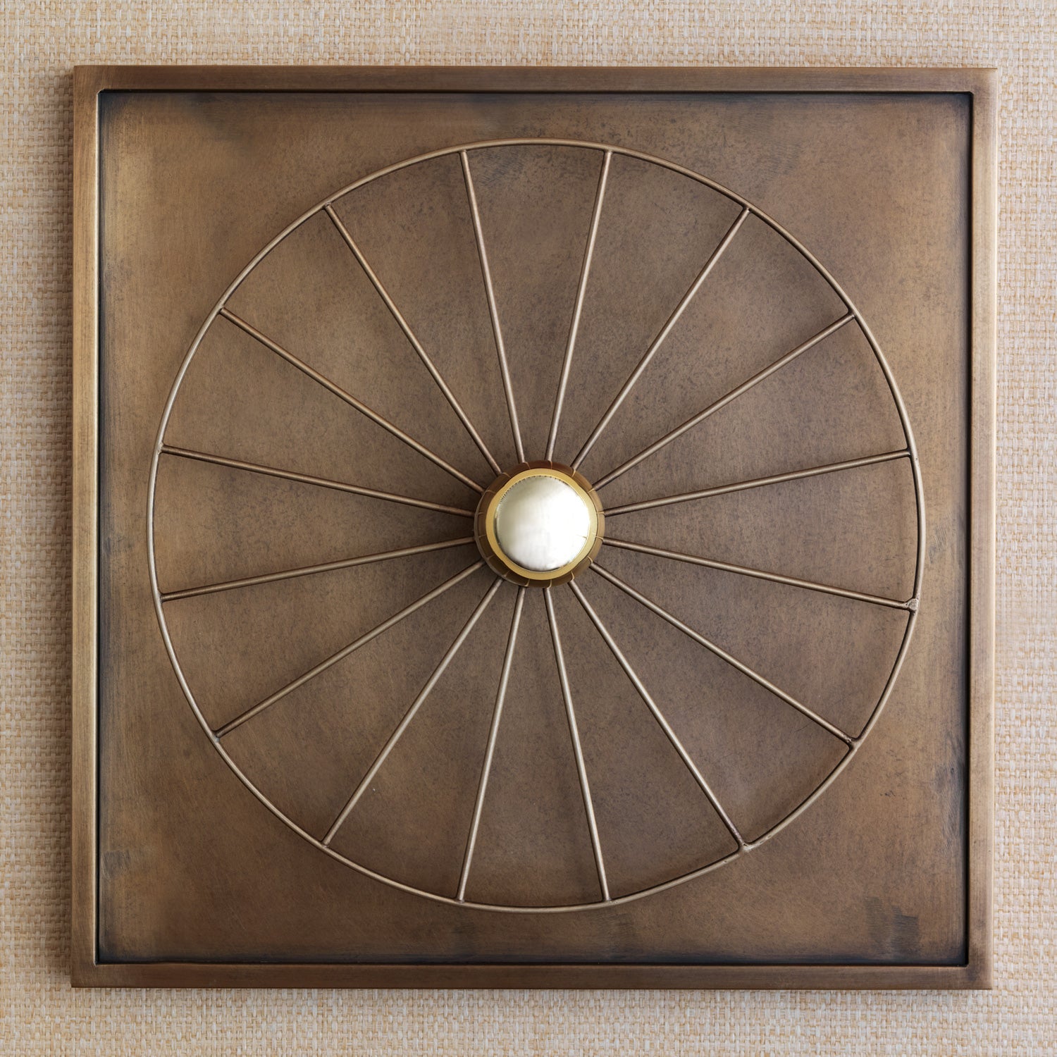 Boston Aged Brass Sconce by Port 68