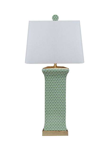 Fish Scale Lamp in Blue or Green