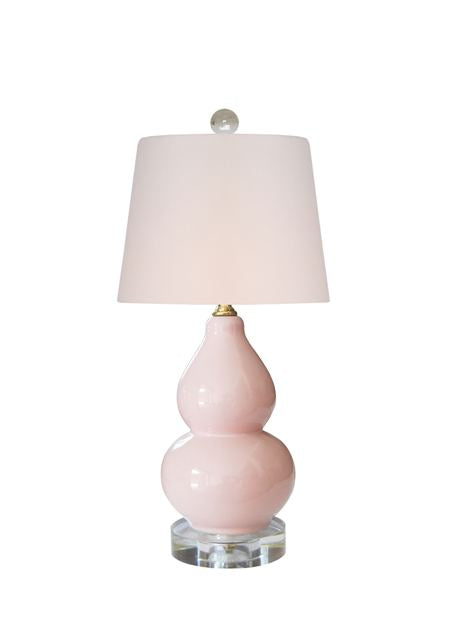 Mini Soft Pink Double Gourd Lamp