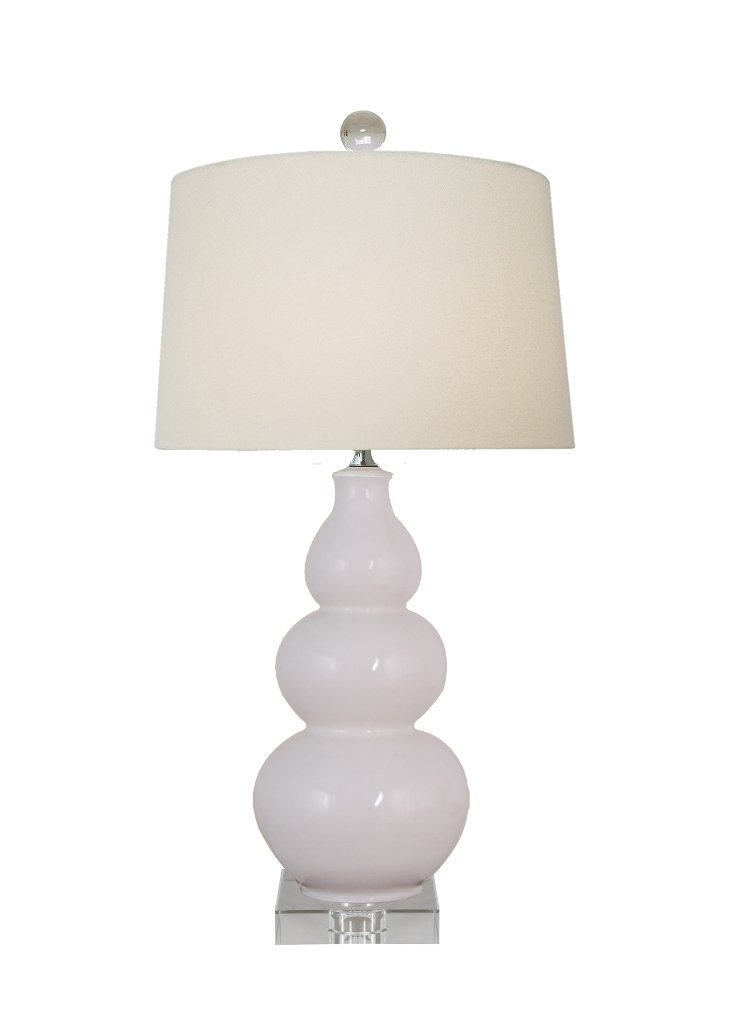 Triple Gourd Lamp 22"H