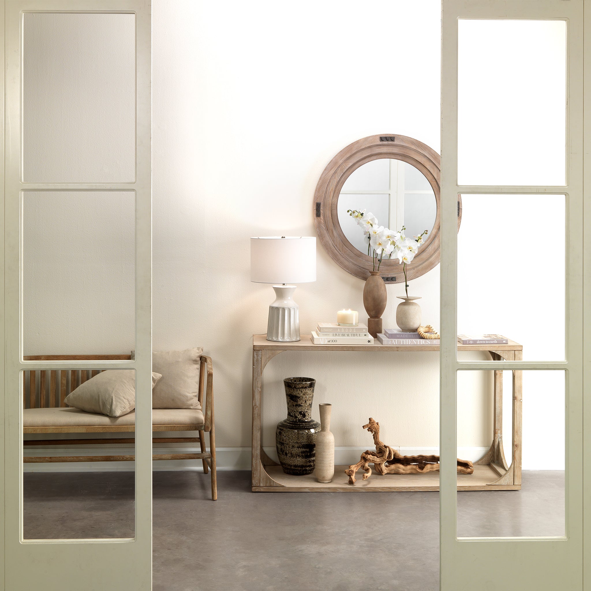 Everett Openwork Console Table Lifestyle by JY