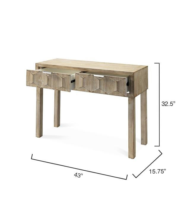 Juniper Two Drawer Console Lifestyle by JY