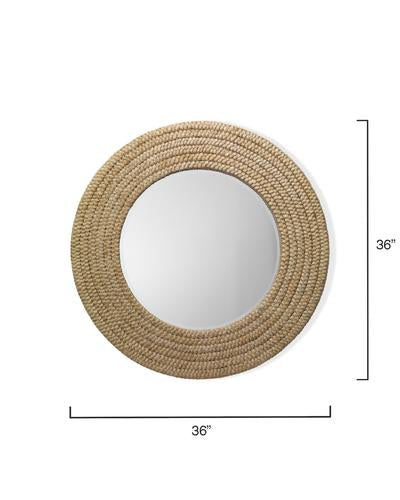 Meadow Mirror In Natural Seagrass Lifestyle by JY