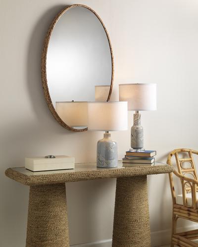 Sparrow Braided Oval Mirror