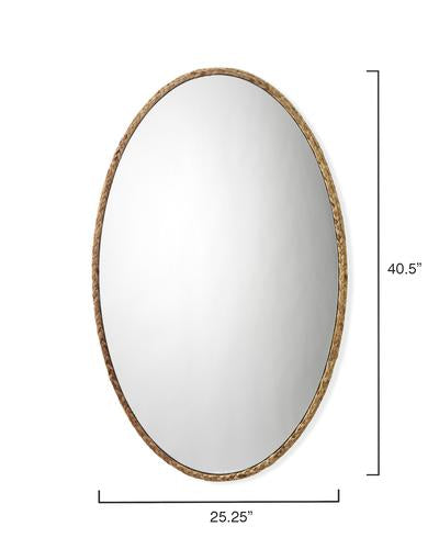 Sparrow Braided Oval Mirror