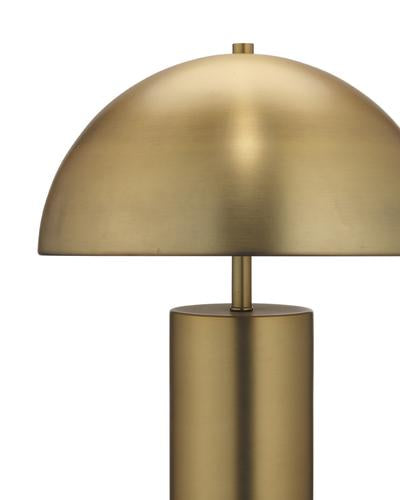 Felix Table Lamp In Antique Brass Metal