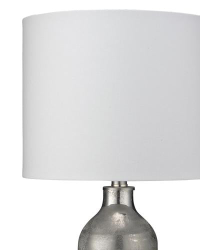 Varnish Table Lamp In Silvered Taupe & Off White Ceramic Lifestyle by JY
