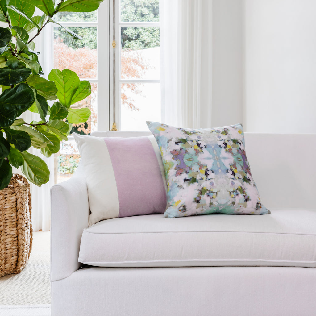 Laura Park Lady Bird Linen Cotton Pillow