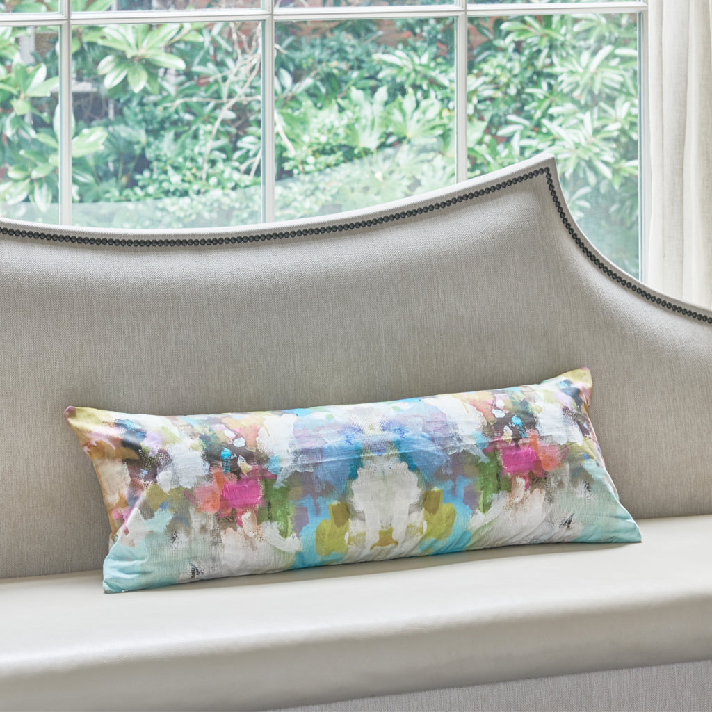 Laura Park Indigo Girl Linen Cotton Pillow