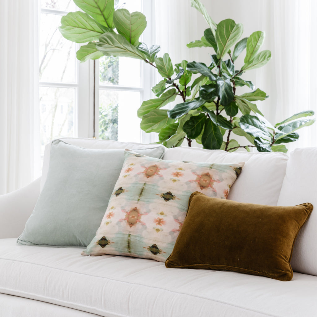 Laura Park Under the Sea Dark Green Pillow