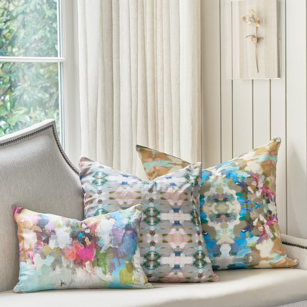 Laura Park Indigo Girl Linen Cotton Pillow