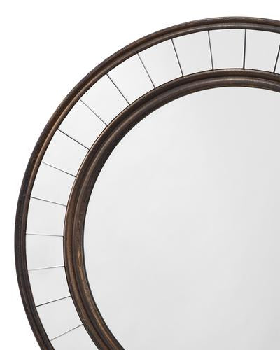 Coltrane Mirror In Antique Bronze Wood Lifestyle by JY