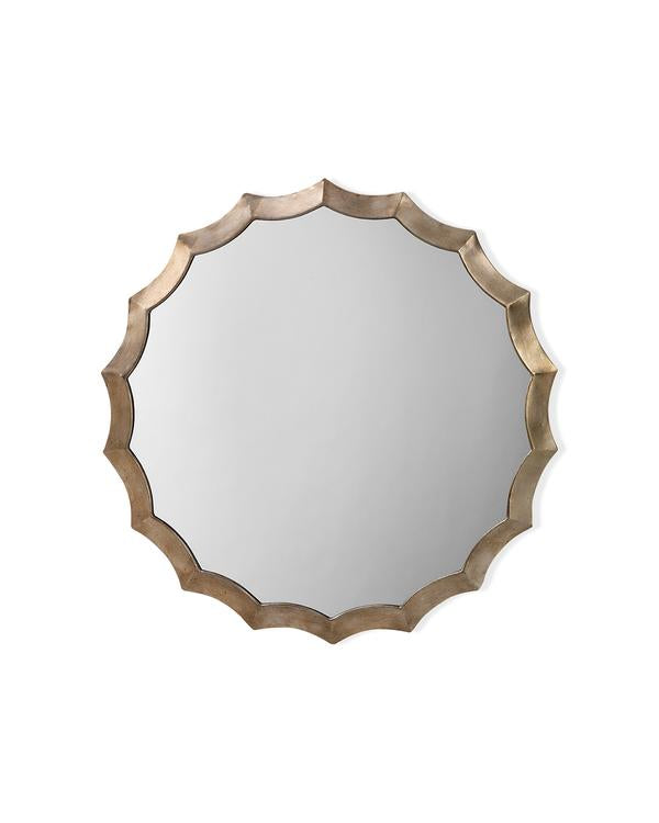 Round Scalloped Mirror Lifestyle by JY