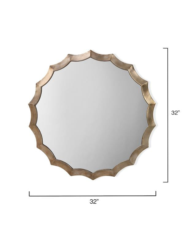 Round Scalloped Mirror Lifestyle by JY