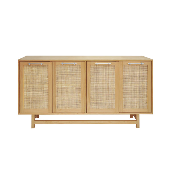 Worlds Away Macon Cabinet in Pine